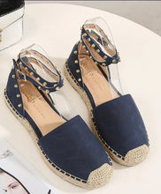 Load image into Gallery viewer, Isabelle Espadrilles - Navy